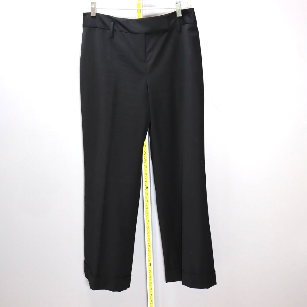 Ann Taylor LOFT Petites‎ Black Wool Blend Trousers Sz 8P